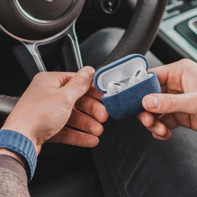 AirPods Pro (3rd Generation) Alcantara Case - Ocean Blue