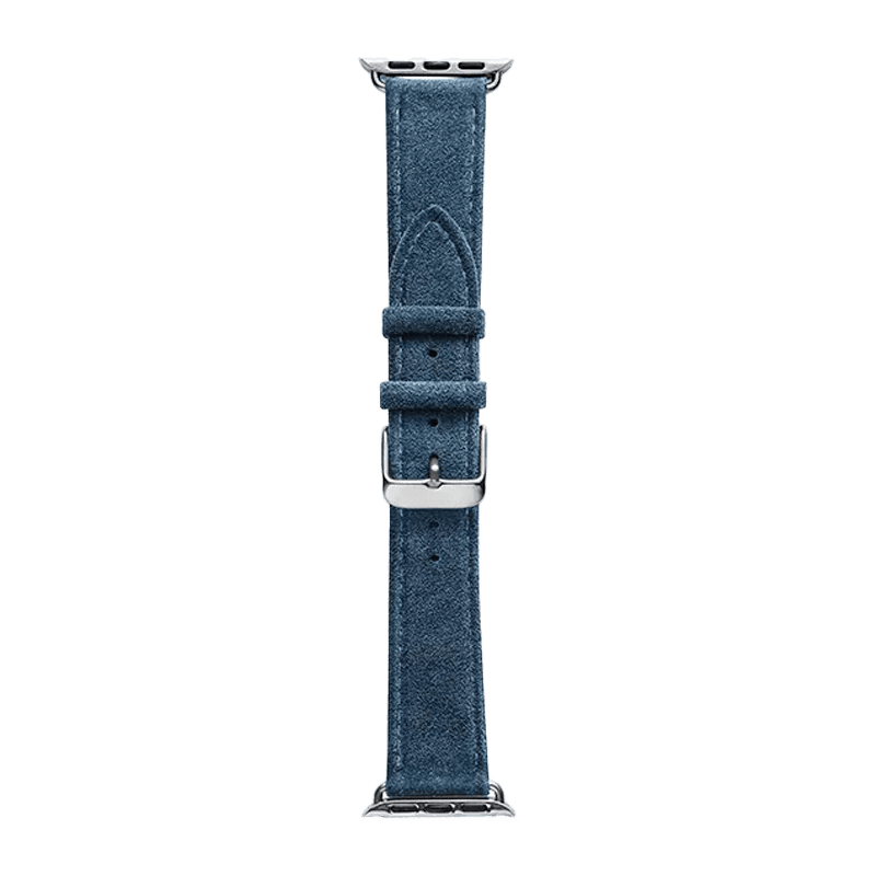 Alcantara Apple Watch Band With Buckle - Ocean Blue - 38/40/41/42mm