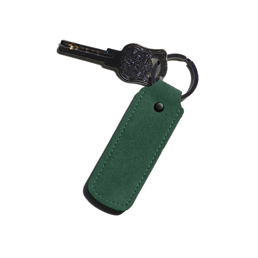 Alcantara Keychain - Midnight Green