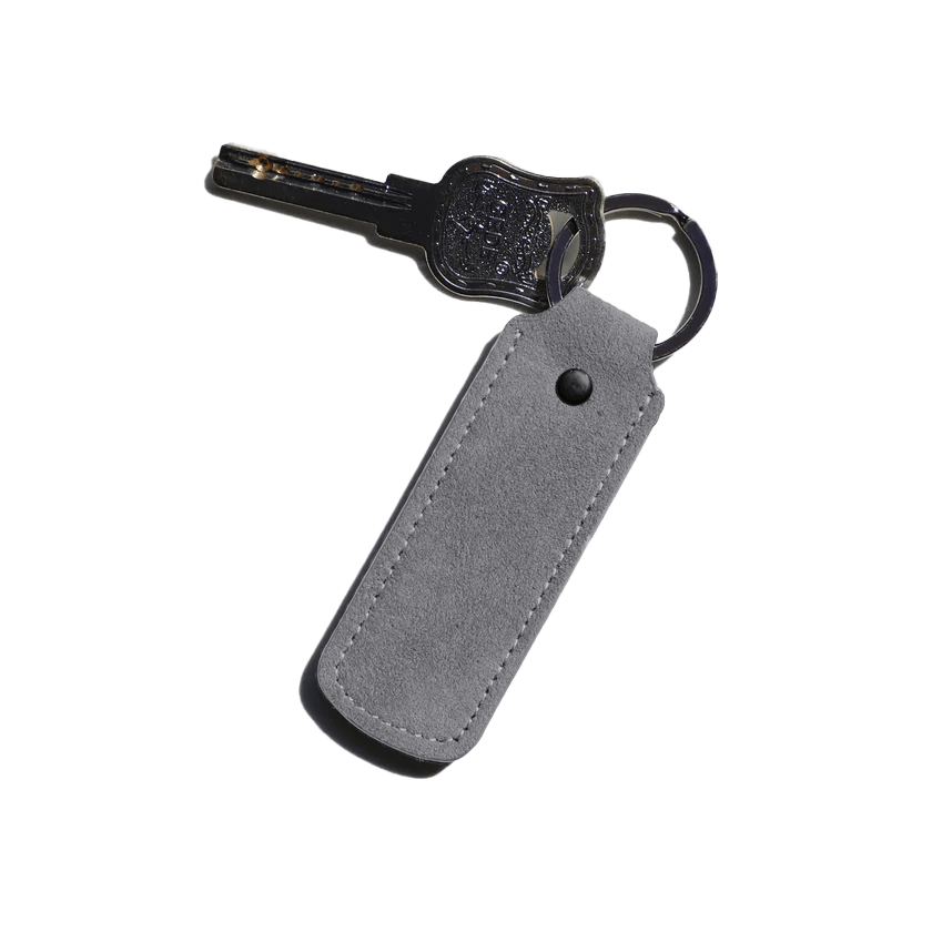 Alcantara Keychain - Nardo Gray