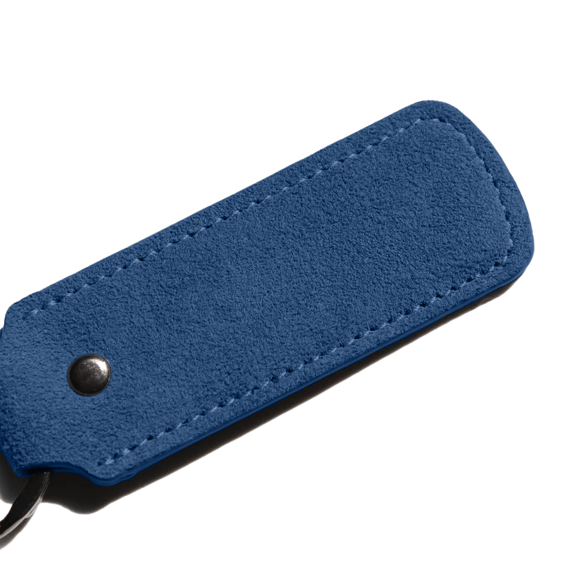 Alcantara Keychain - Ocean Blue