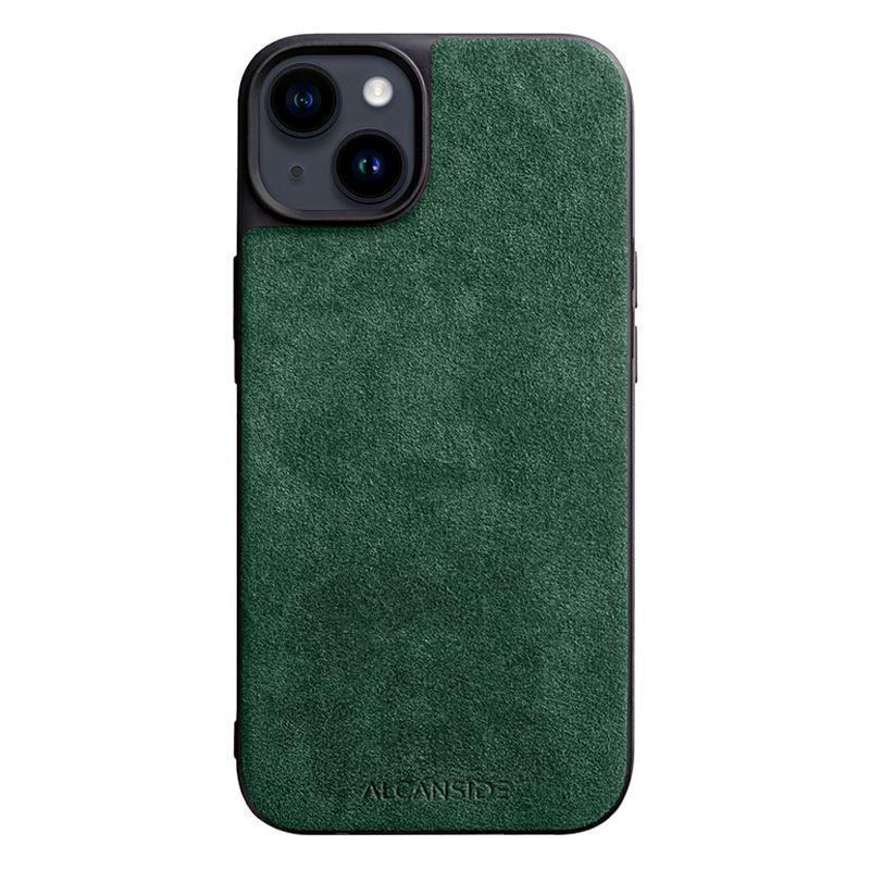 iPhone 13 - Alcantara Back Cover - Midnight Green
