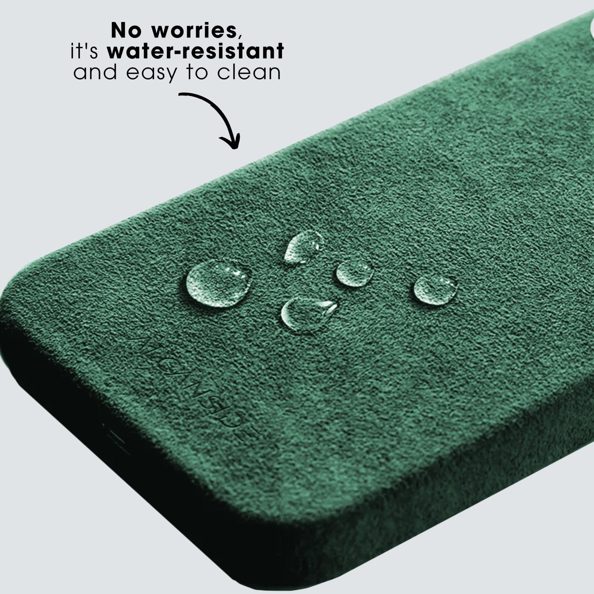 iPhone 13 - Alcantara Case- Midnight Green
