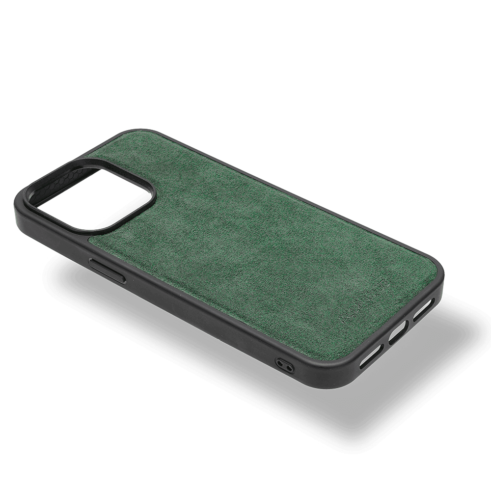 iPhone 13 Pro - Alcantara Back Cover - Midnight Green