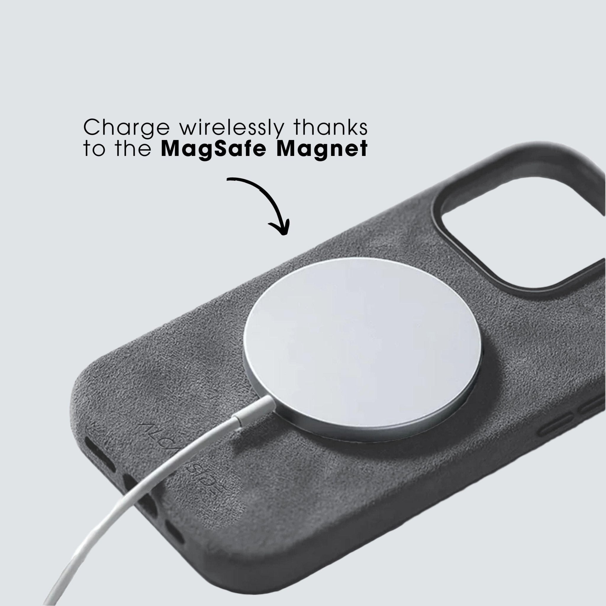 iPhone 13 Pro Max - Alcantara Case - Nardo Gray