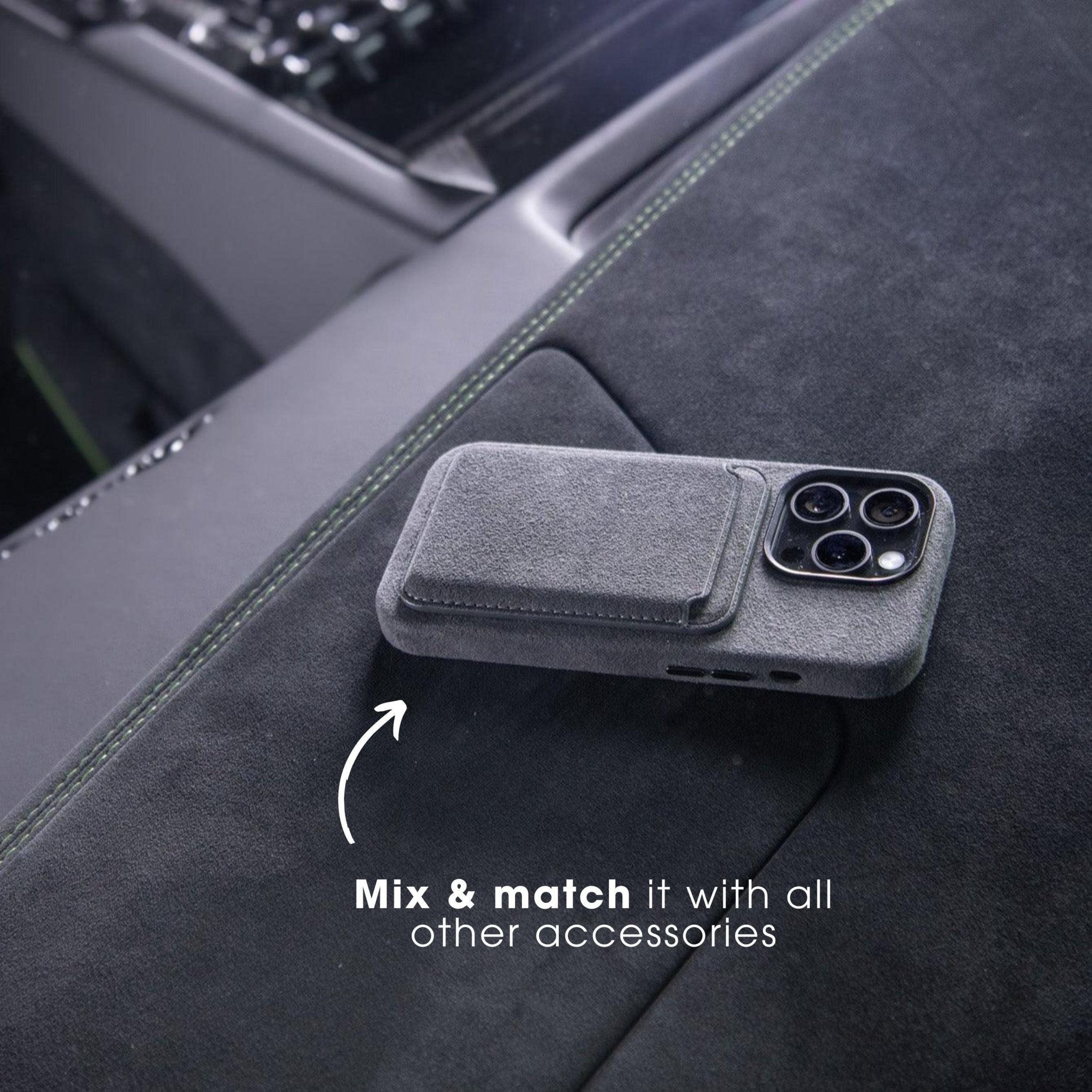 iPhone 14 Pro - Alcantara Case - Nardo Gray