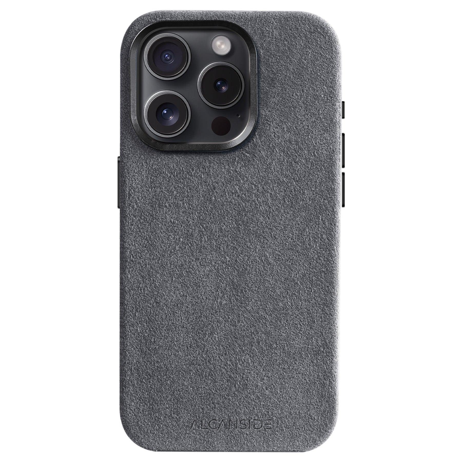 iPhone 15 Pro - Alcantara Case - Nardo Gray
