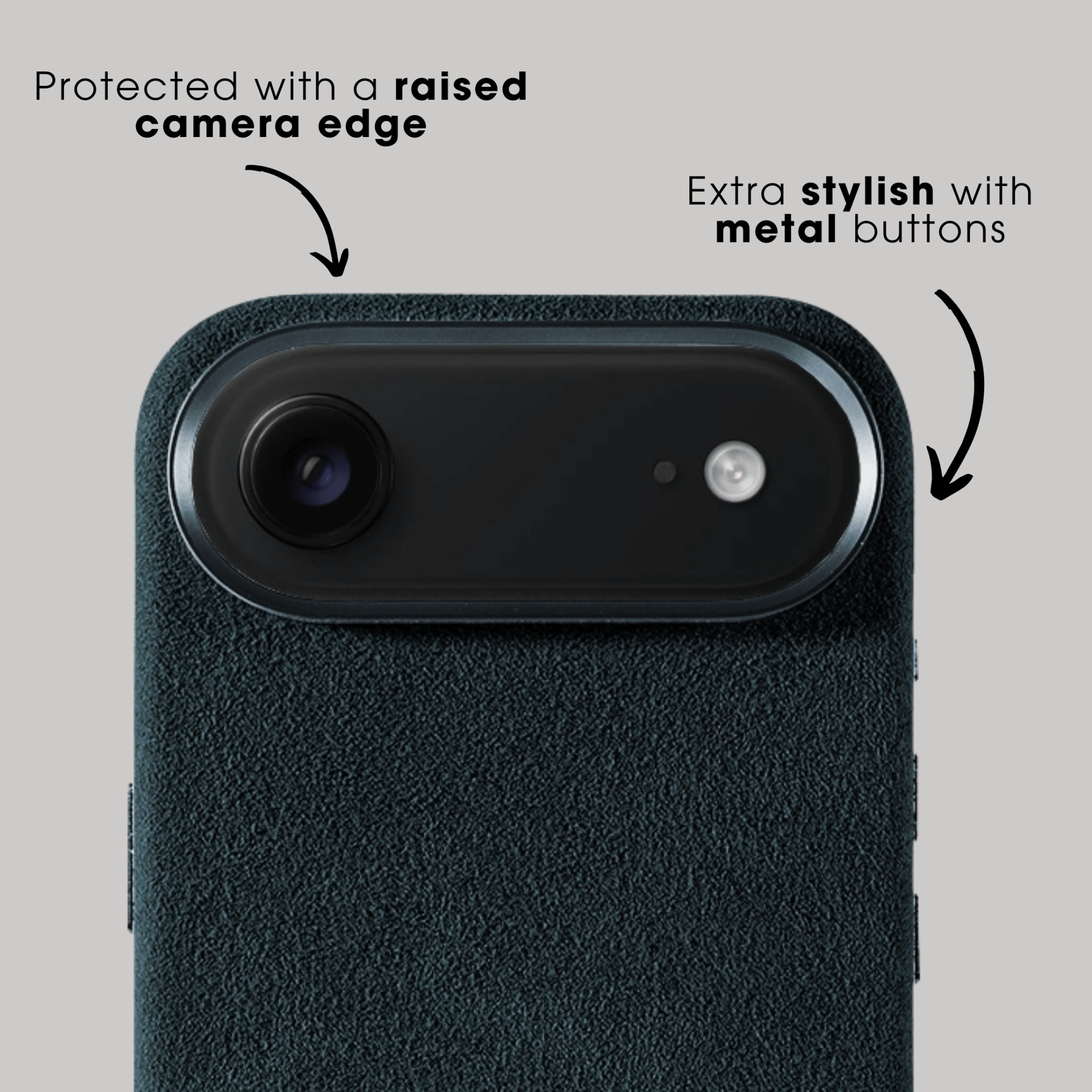 iPhone 17 Air - Alcantara Case - Navy Blue