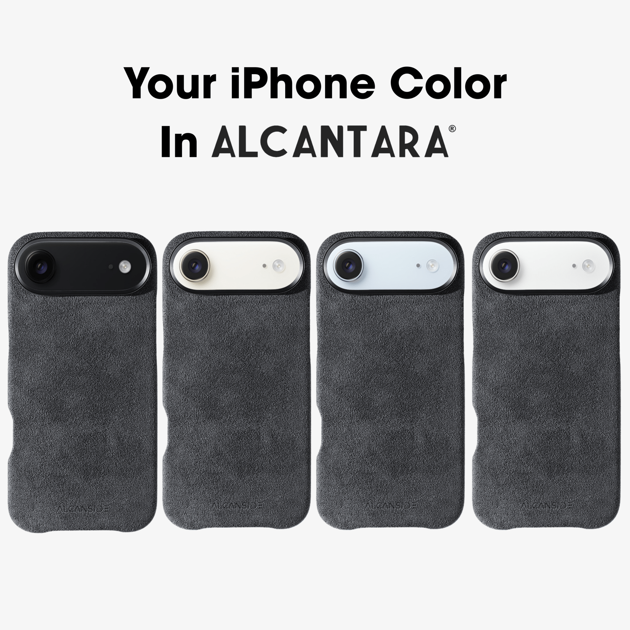 iPhone 17 Air - Alcantara Case - Space Grey