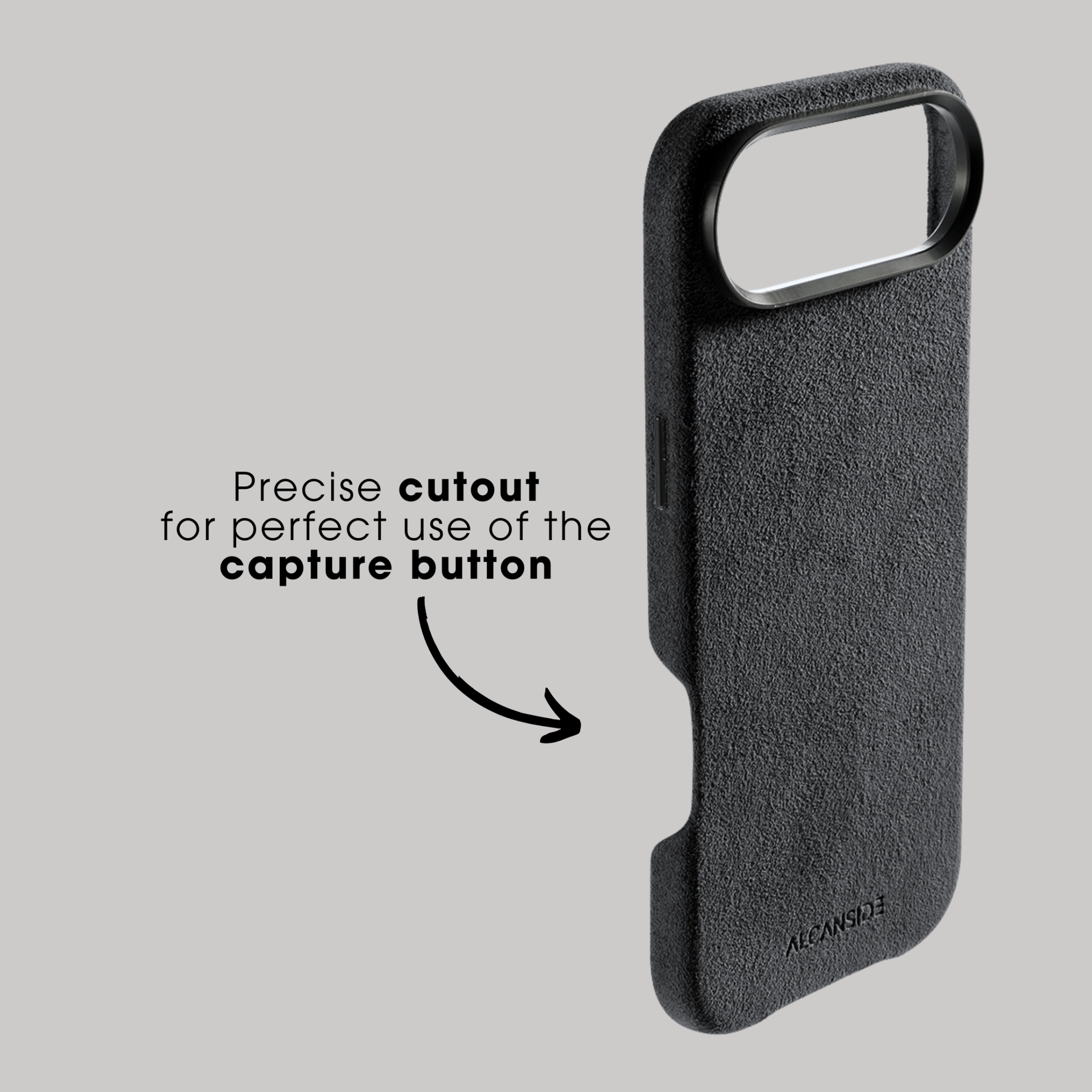iPhone 17 Air - Alcantara Case - Space Grey