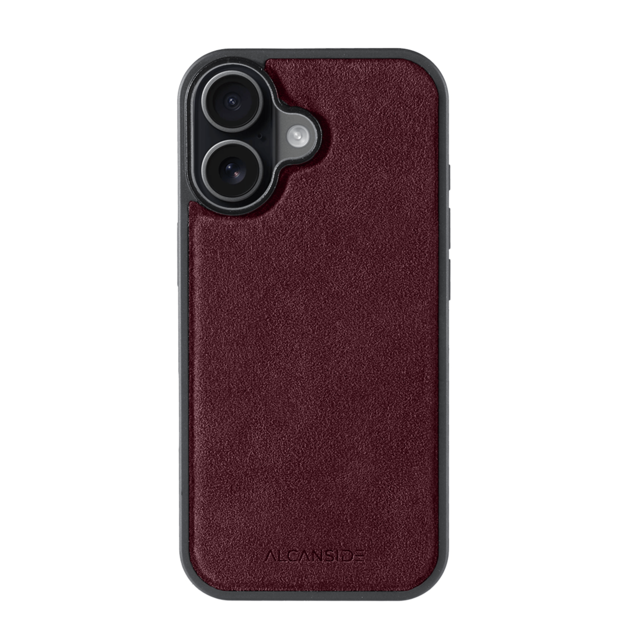 iPhone 17 - Alcantara Back Cover - Wine Red