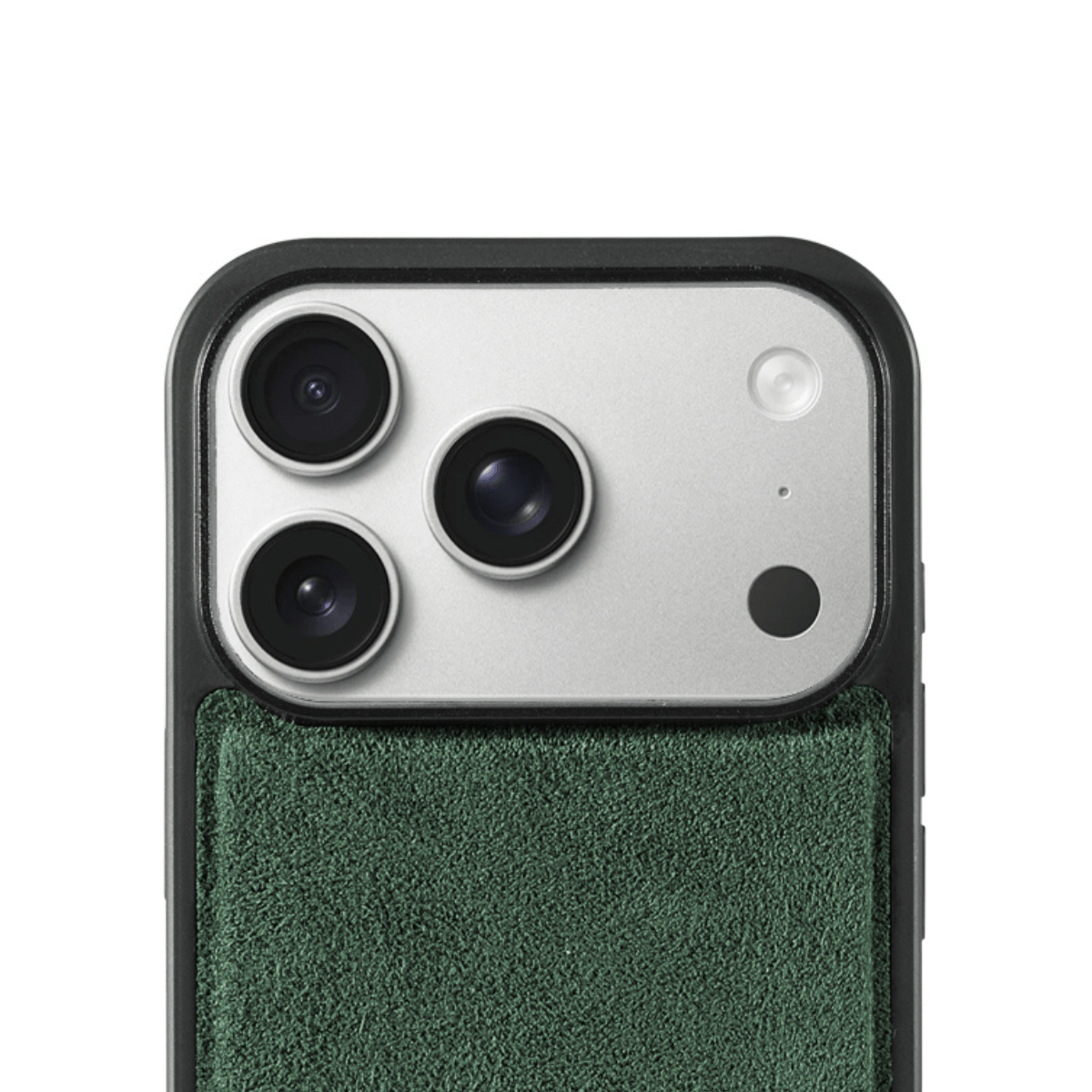 iPhone 17 Pro Max - Alcantara Back Cover - Midnight Green