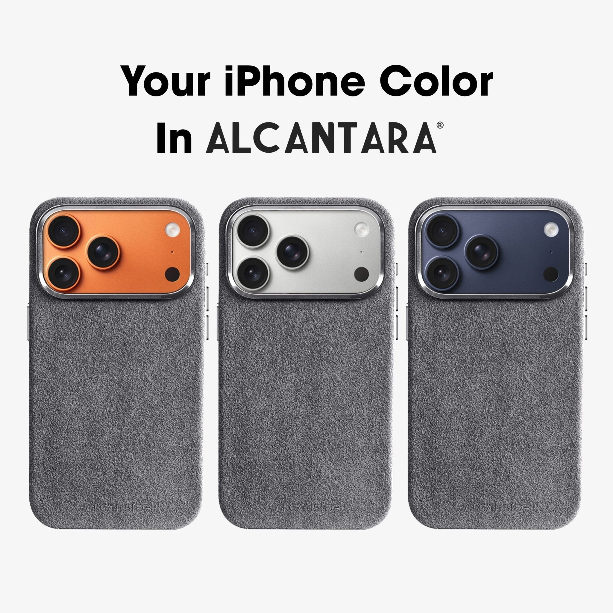 iPhone 17 Pro Max - Alcantara Case - Nardo Gray