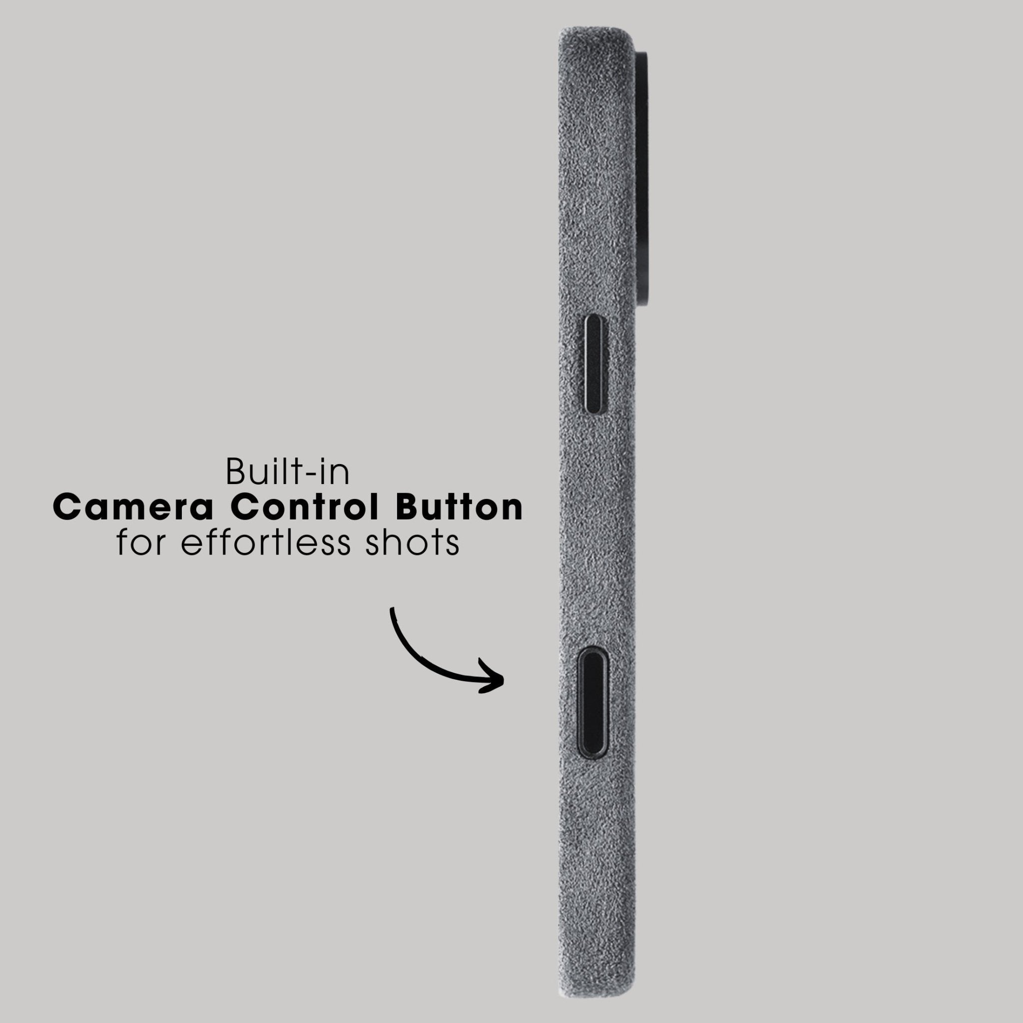 iPhone Alcantara Case - Nardo Gray