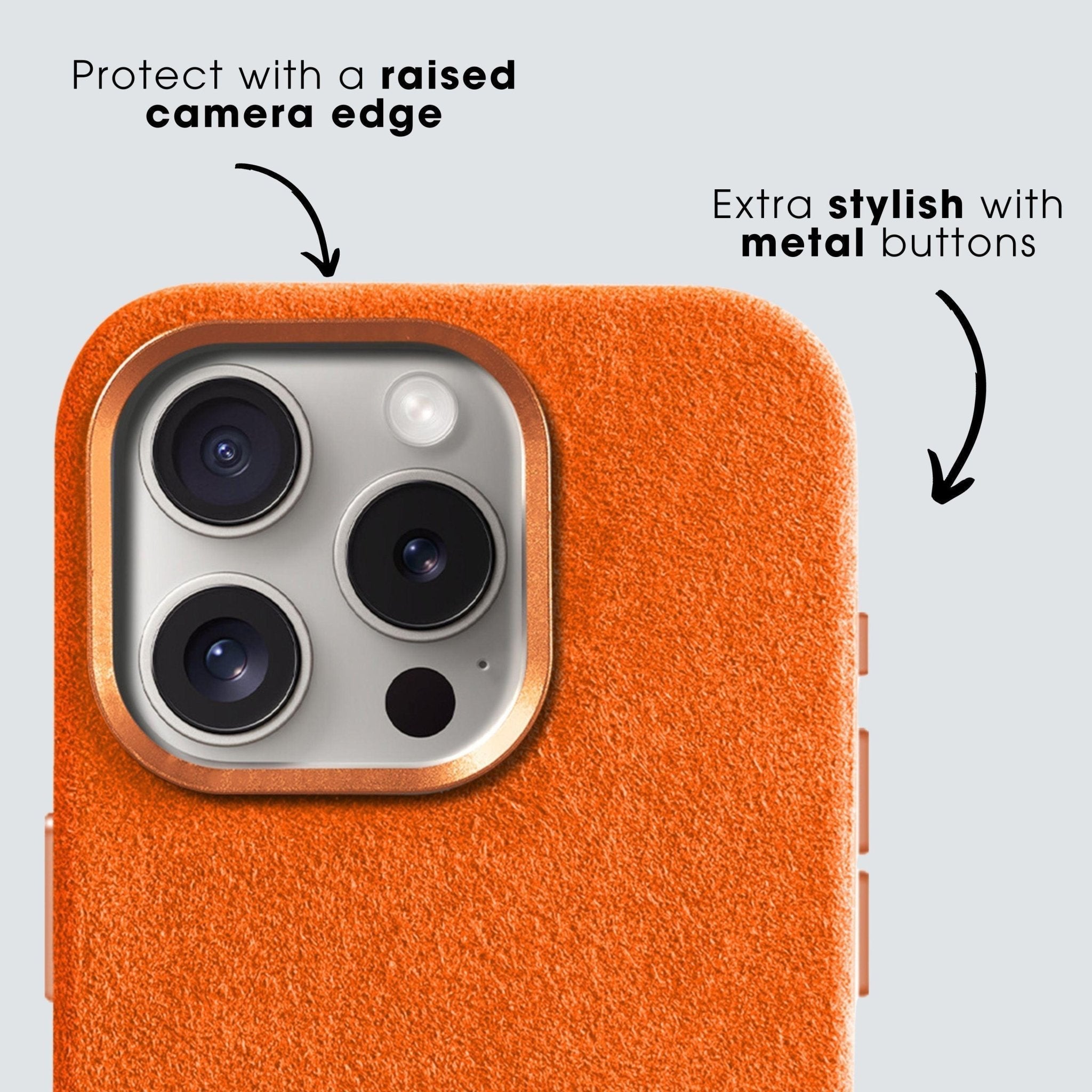 Limited Edition - iPhone 12 Pro Max - Alcantara Case - Orange