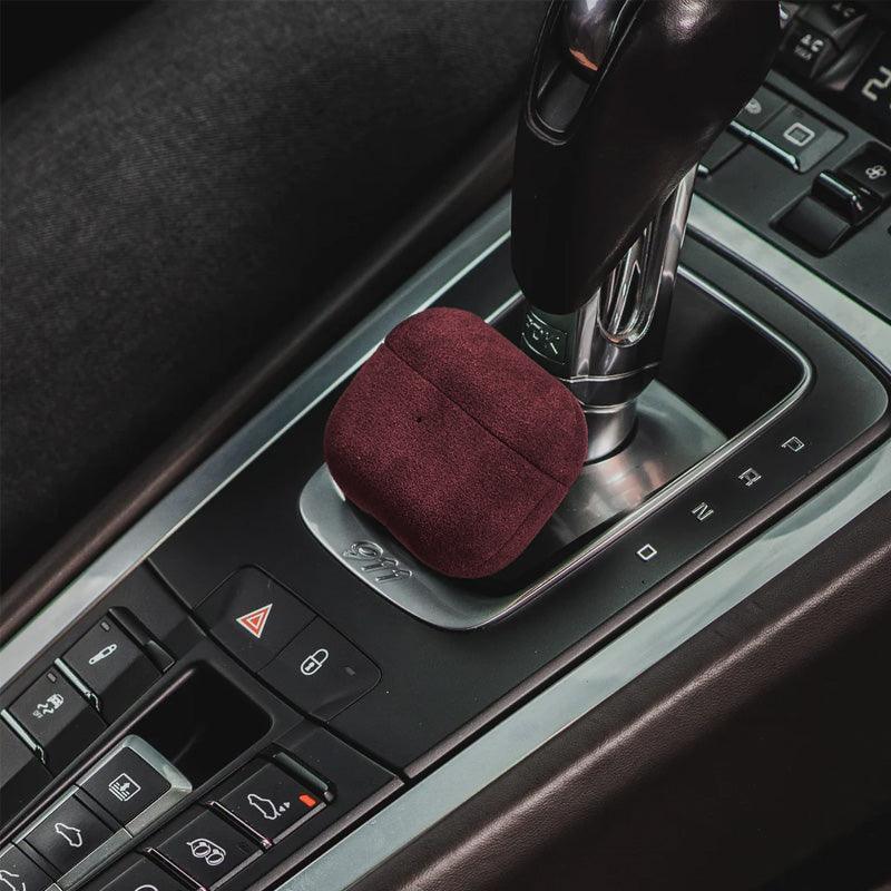 AirPods Pro (2nd Generation) Alcantara Case - Wine Red