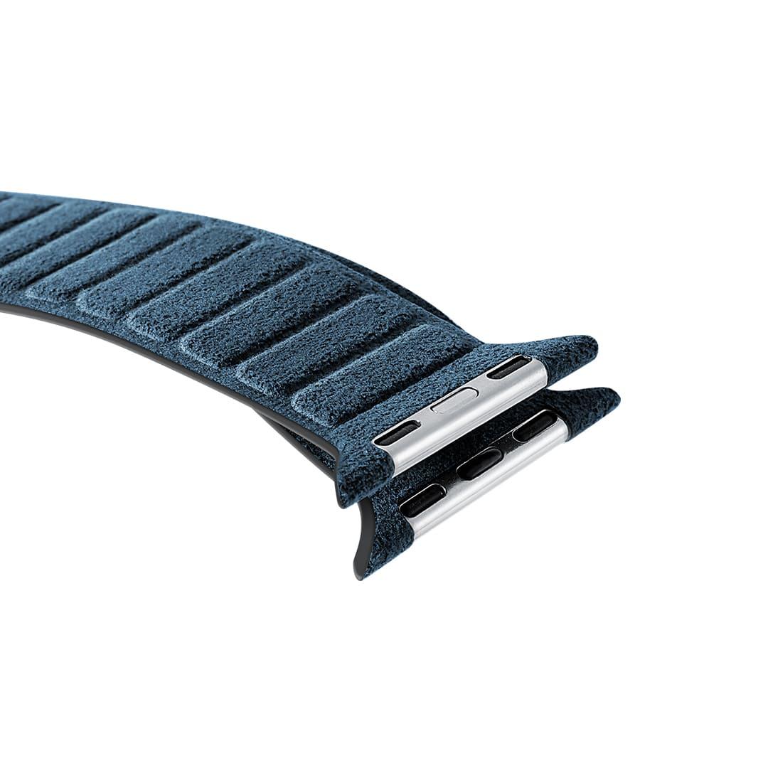 Alcantara Apple Watch Band - Ocean Blue - 42/44/45/46mm & Ultra (49mm)