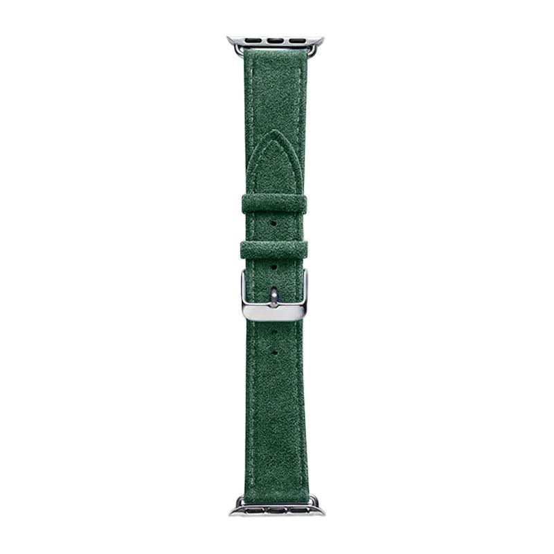 Alcantara Apple Watch Band With Buckle - Midnight Green - 38/40/41/42mm