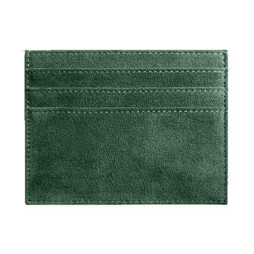 Alcantara Card Wallet - Midnight Green