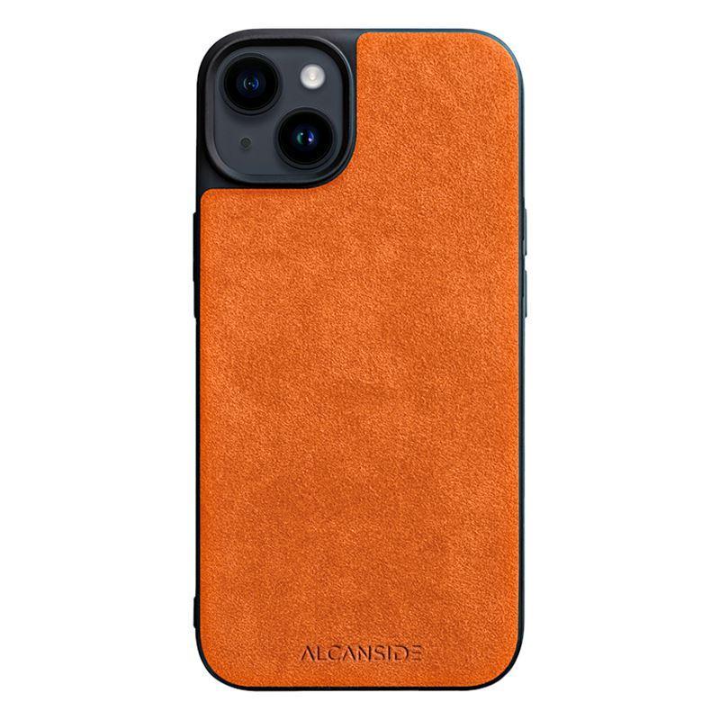 iPhone 12 Mini - Alcantara Back Cover - Orange