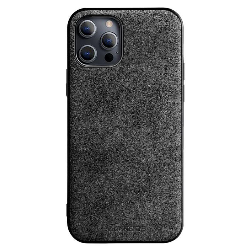 iPhone 12 Pro Max - Alcantara Back Cover - Space Grey
