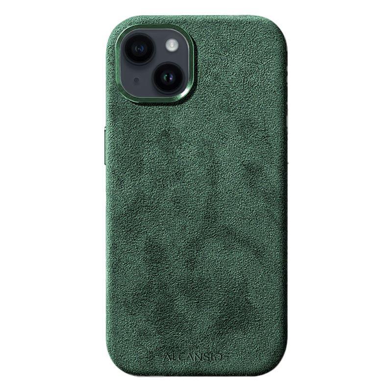 iPhone 13 - Alcantara Case- Midnight Green