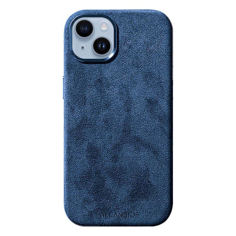 iPhone 13 - Alcantara Case - Ocean blue