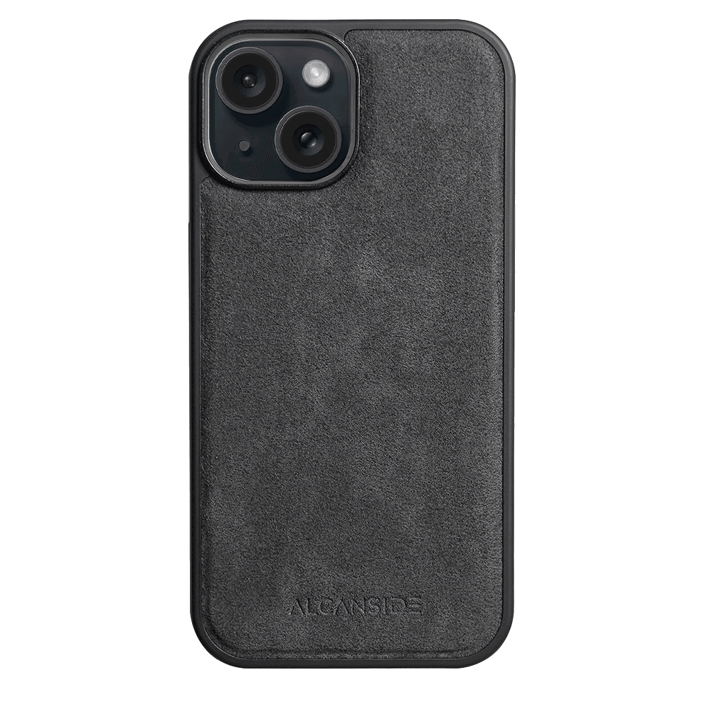 iPhone 14 - Alcantara Back Cover - Space Grey