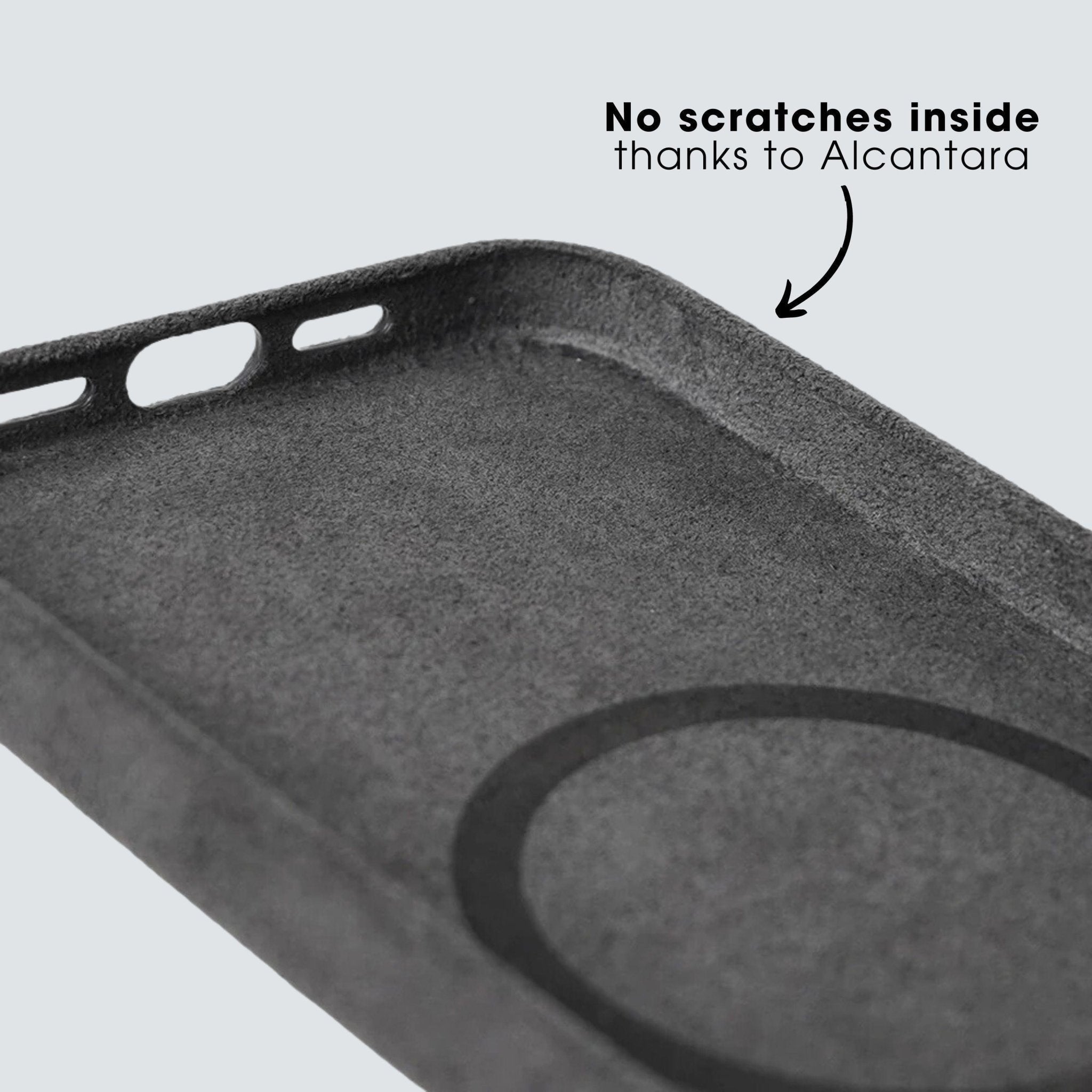iPhone 14 - Alcantara Case - Space Grey