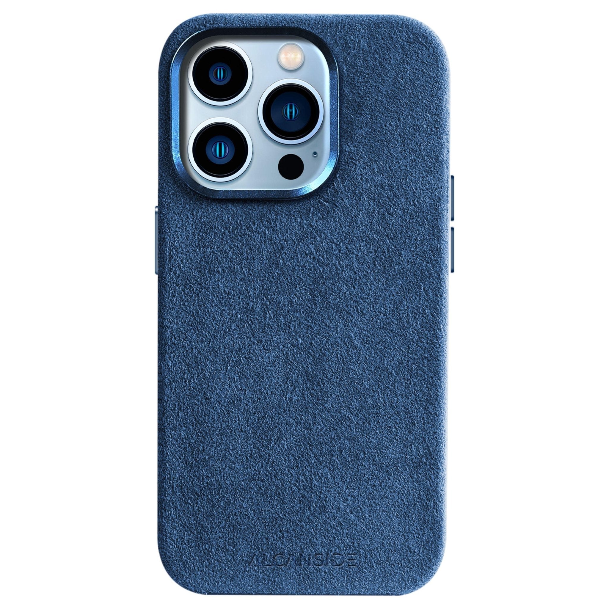 iPhone 14 Pro - Alcantara Case - Ocean blue