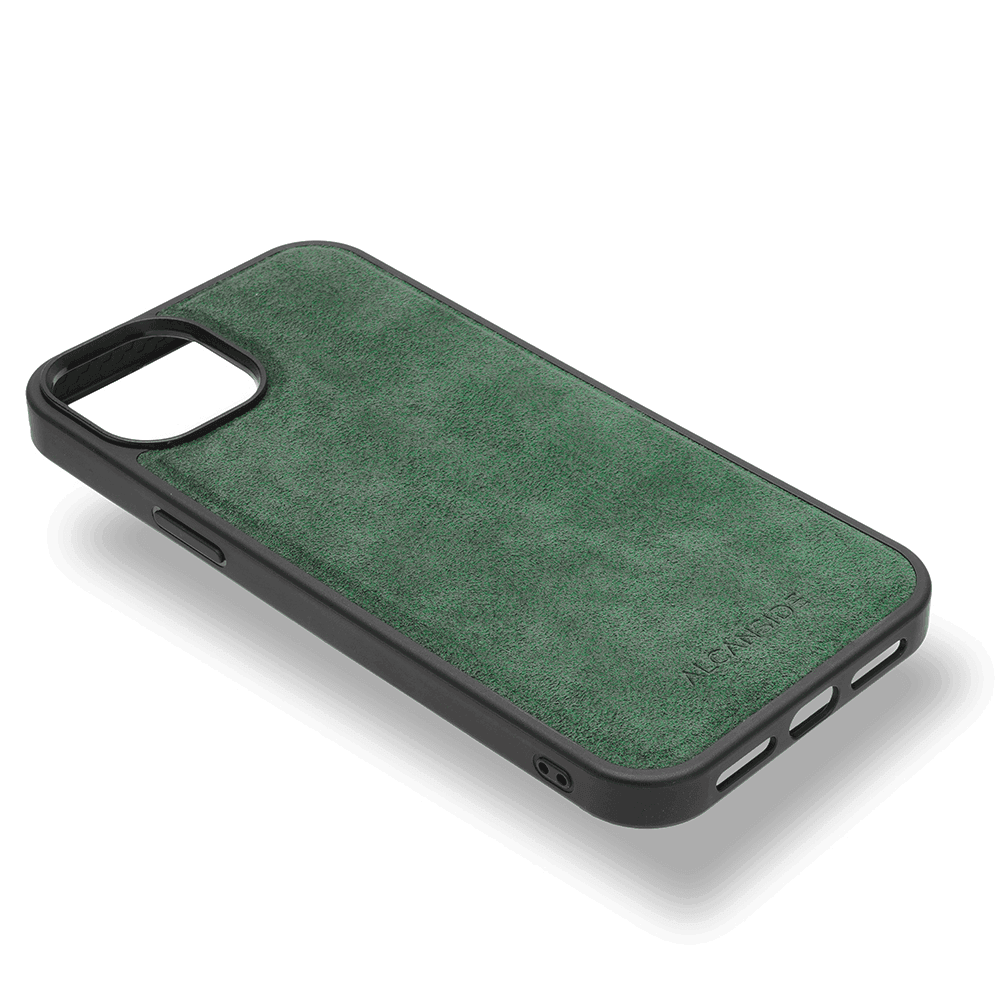 iPhone 16 - Alcantara Back Cover - Midnight Green