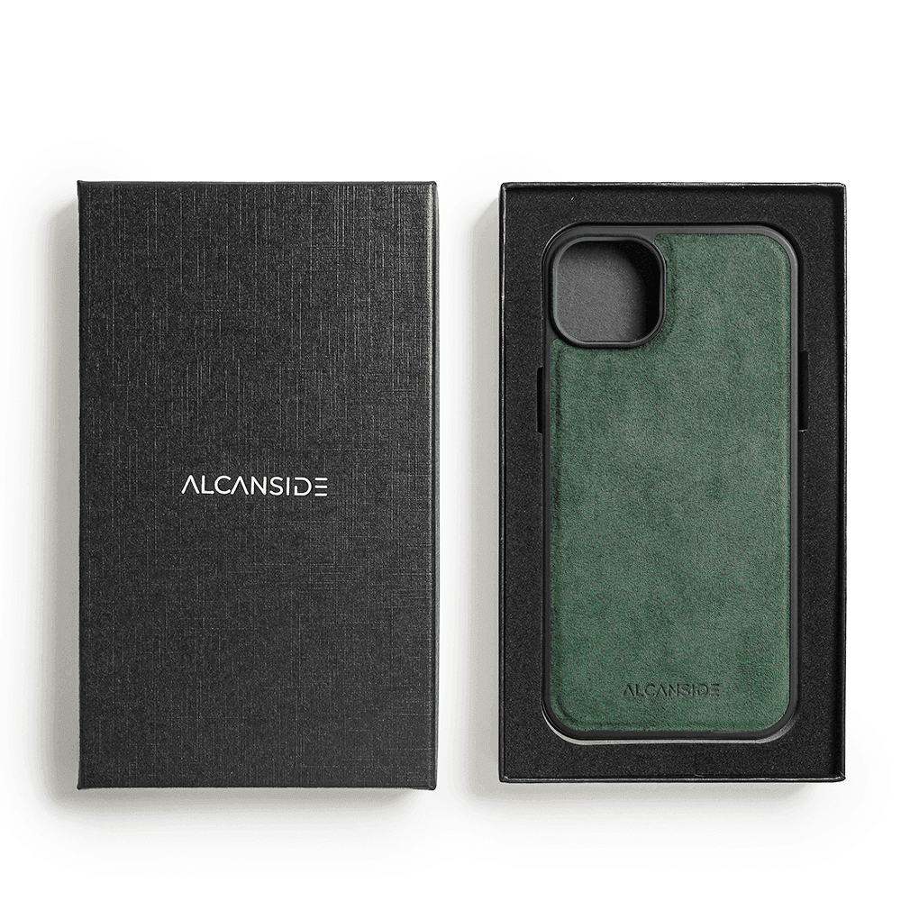 iPhone 16 Plus - Alcantara Back Cover - Midnight Green
