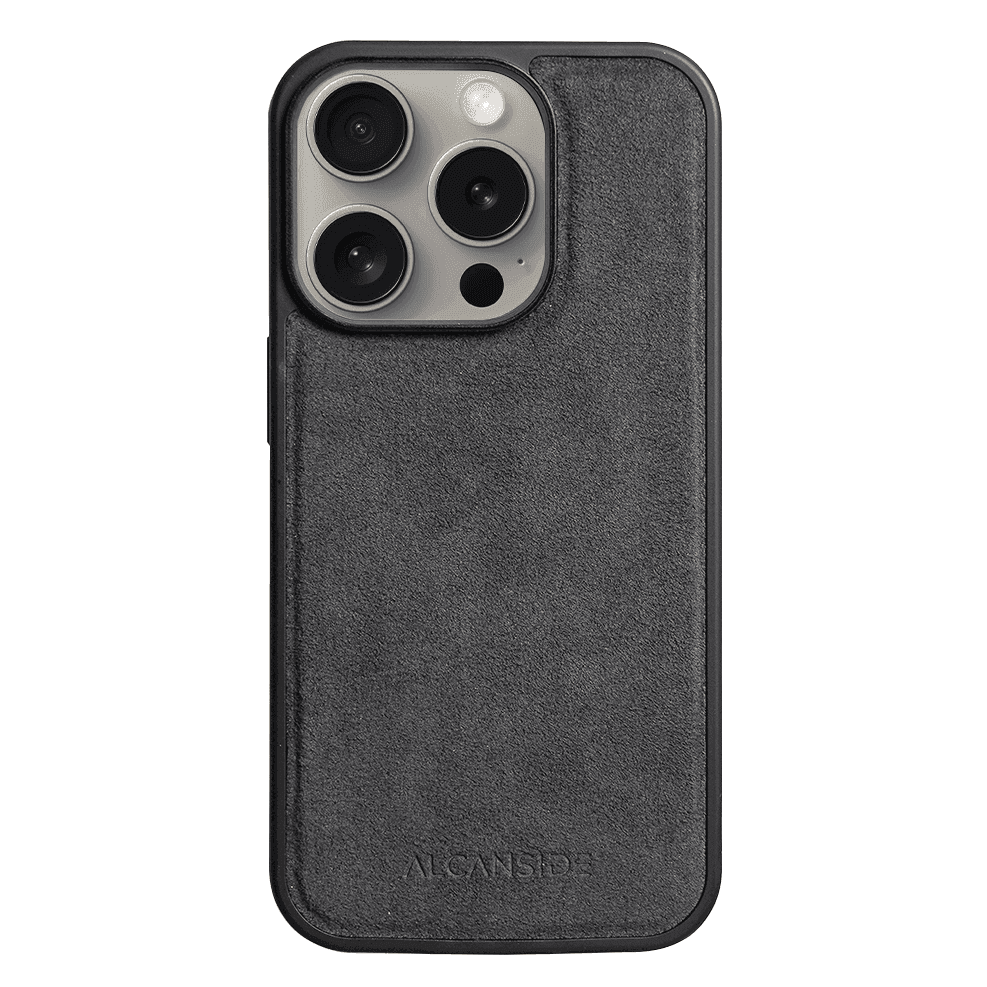 iPhone 16 Plus - Alcantara Back Cover - Space Grey