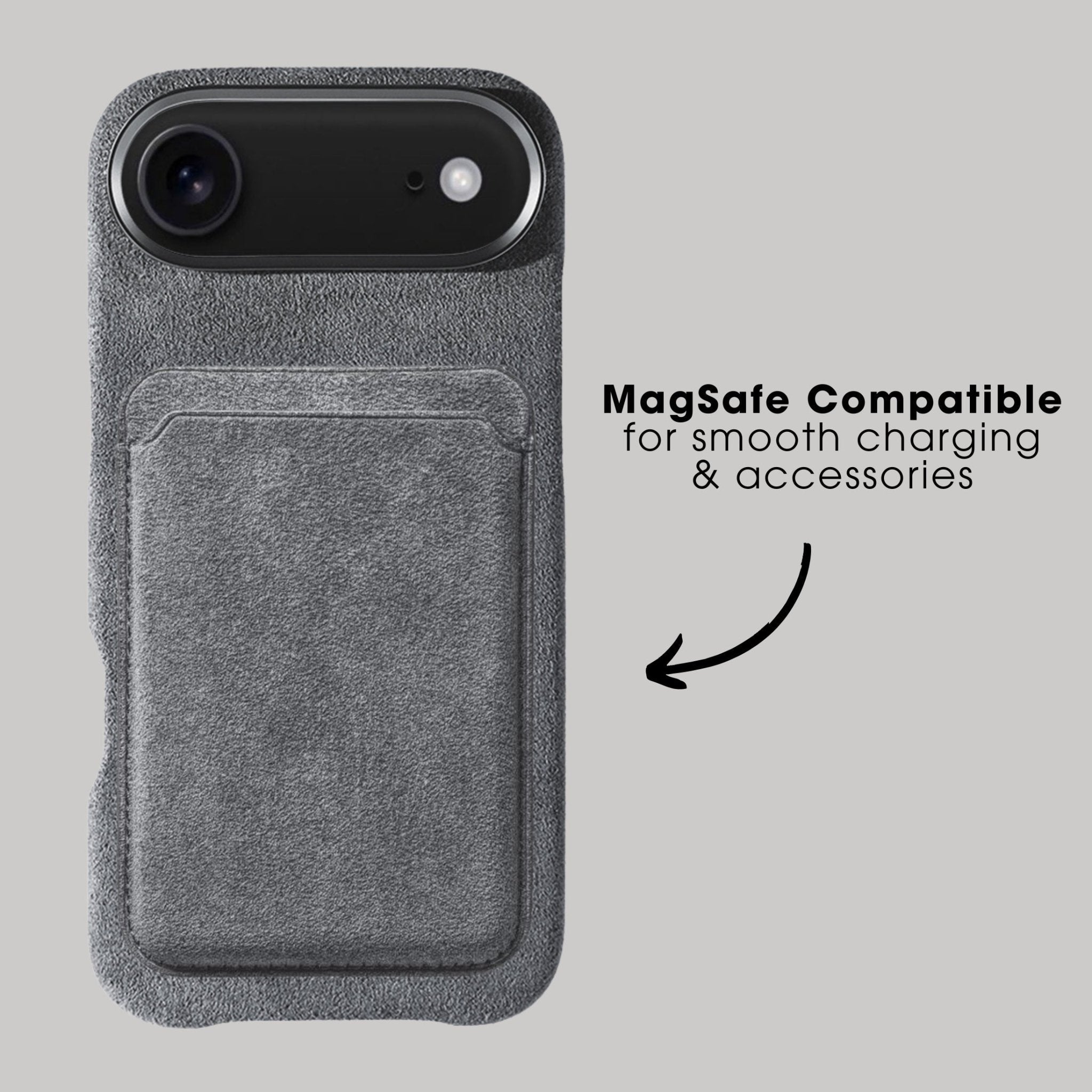 iPhone 17 Air - Alcantara Case - Nardo Gray
