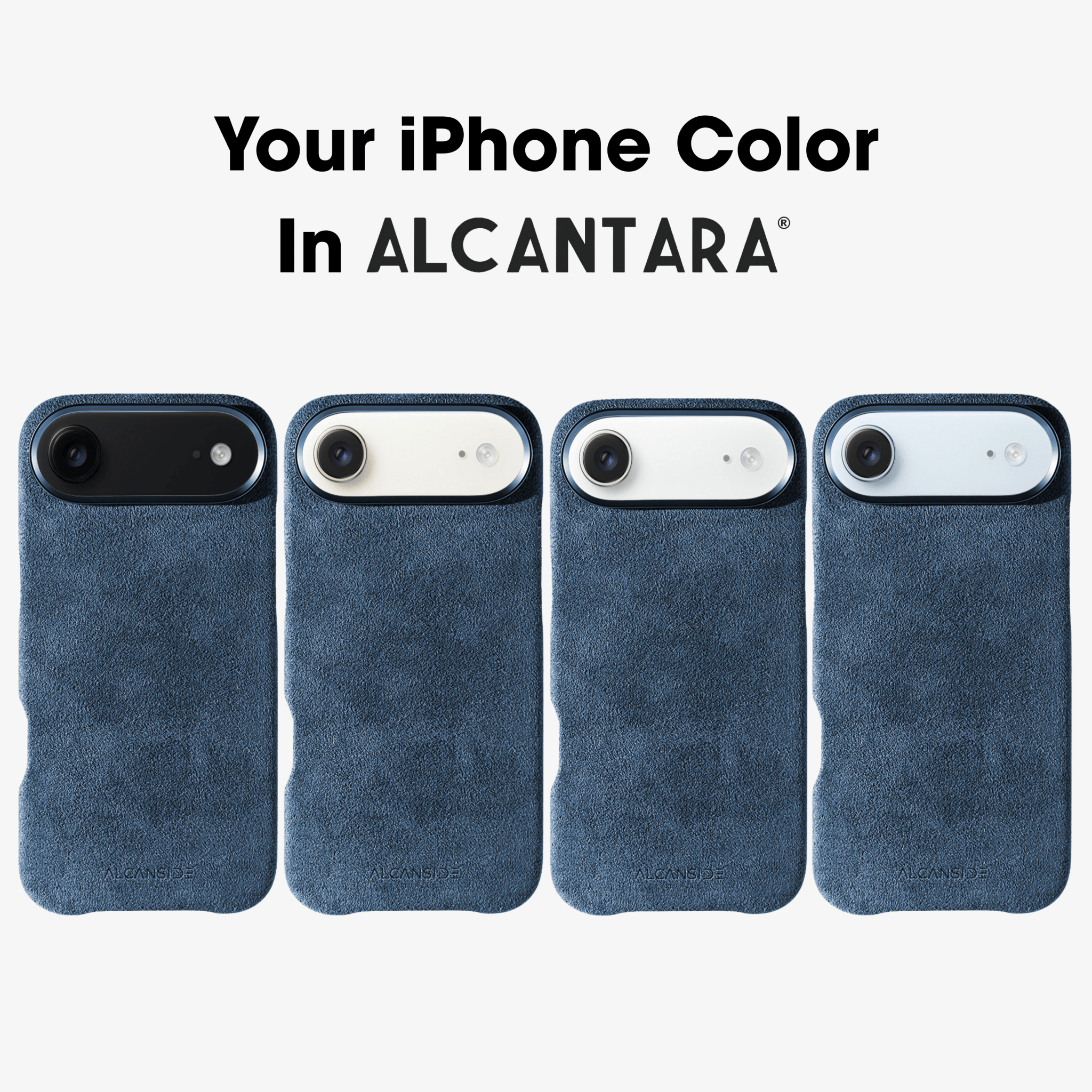 iPhone 17 Air - Alcantara Case - Ocean Blue