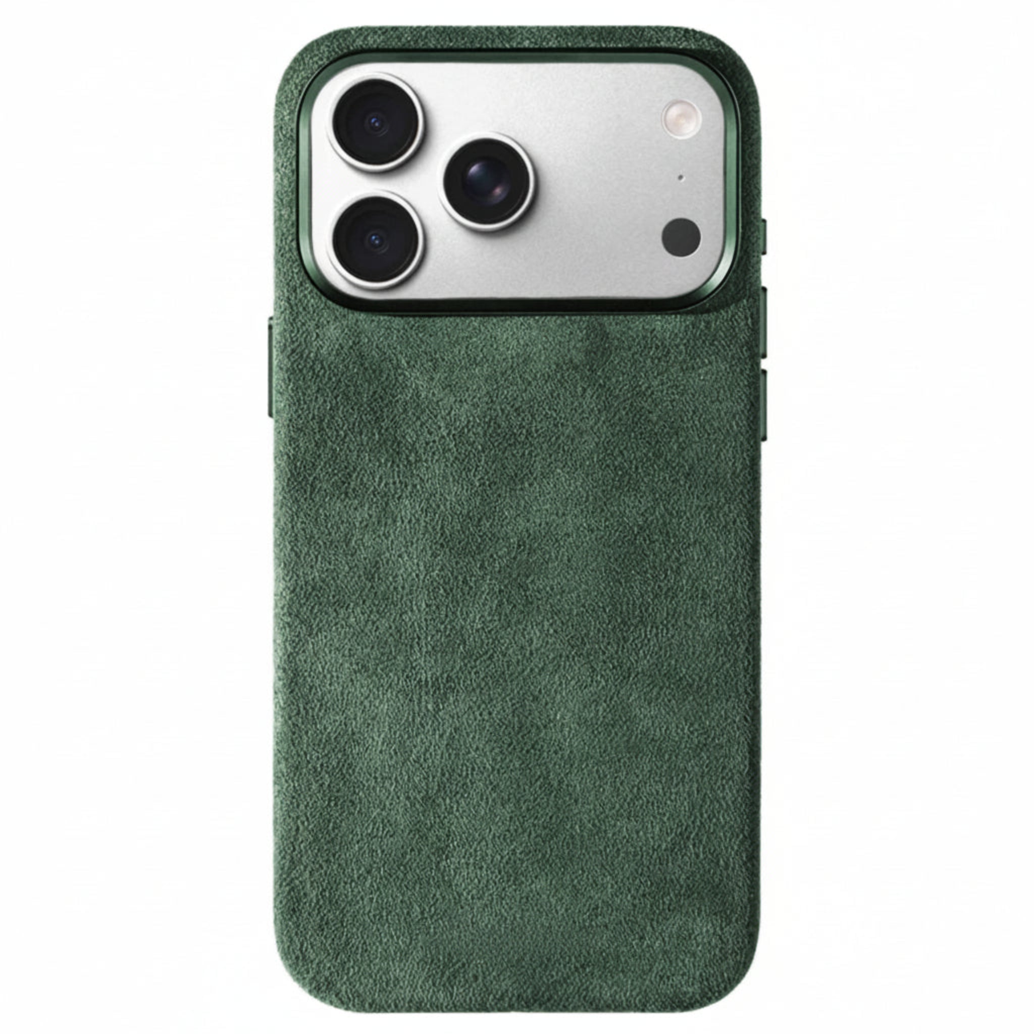 iPhone Alcantara Case - Midnight Green