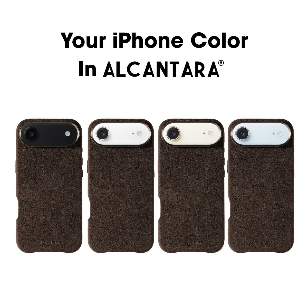 iPhone 17 Air - Alcantara Case - Chocolate Brown