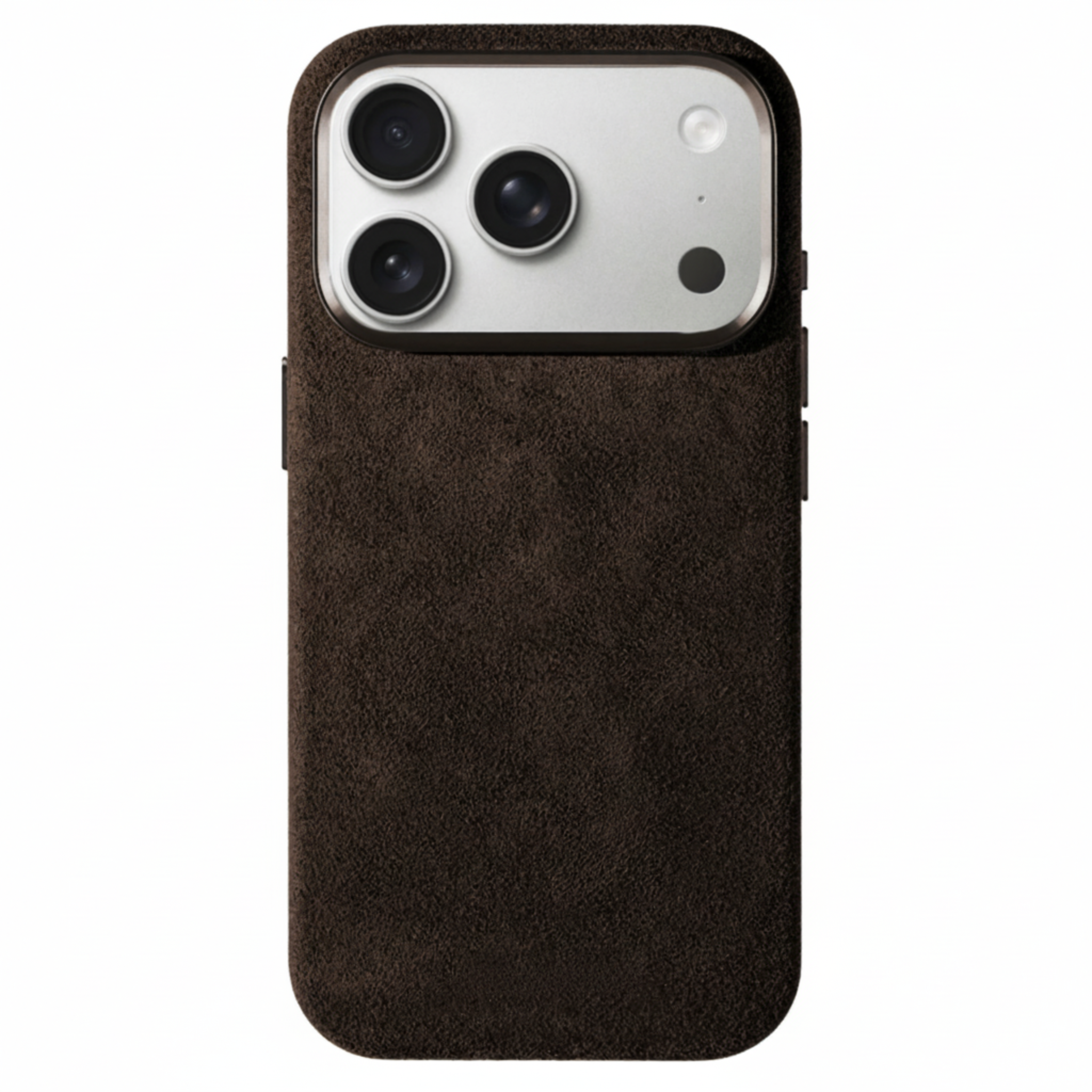 iPhone Alcantara Case - Chocolate Brown