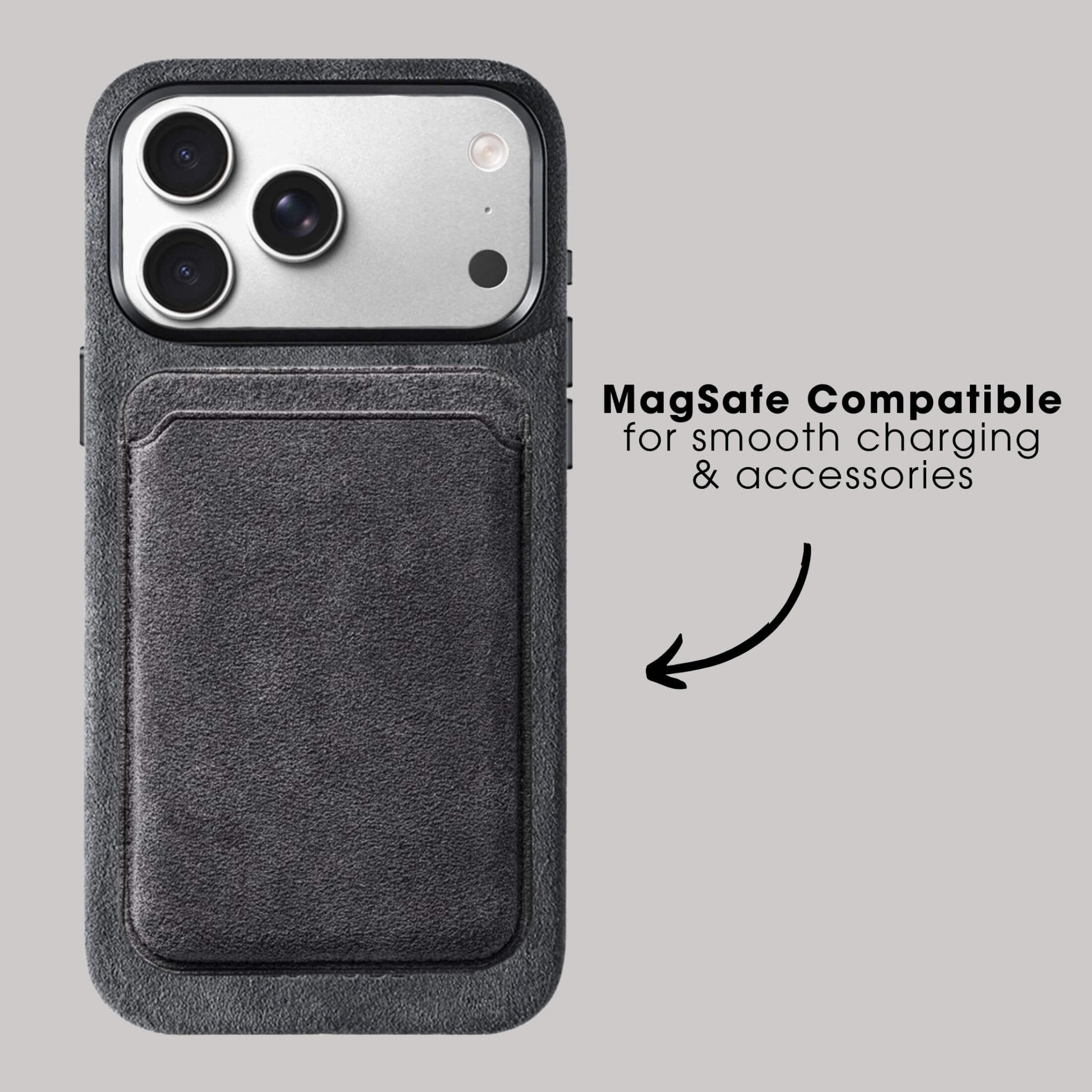 iPhone Alcantara Case - Space Grey