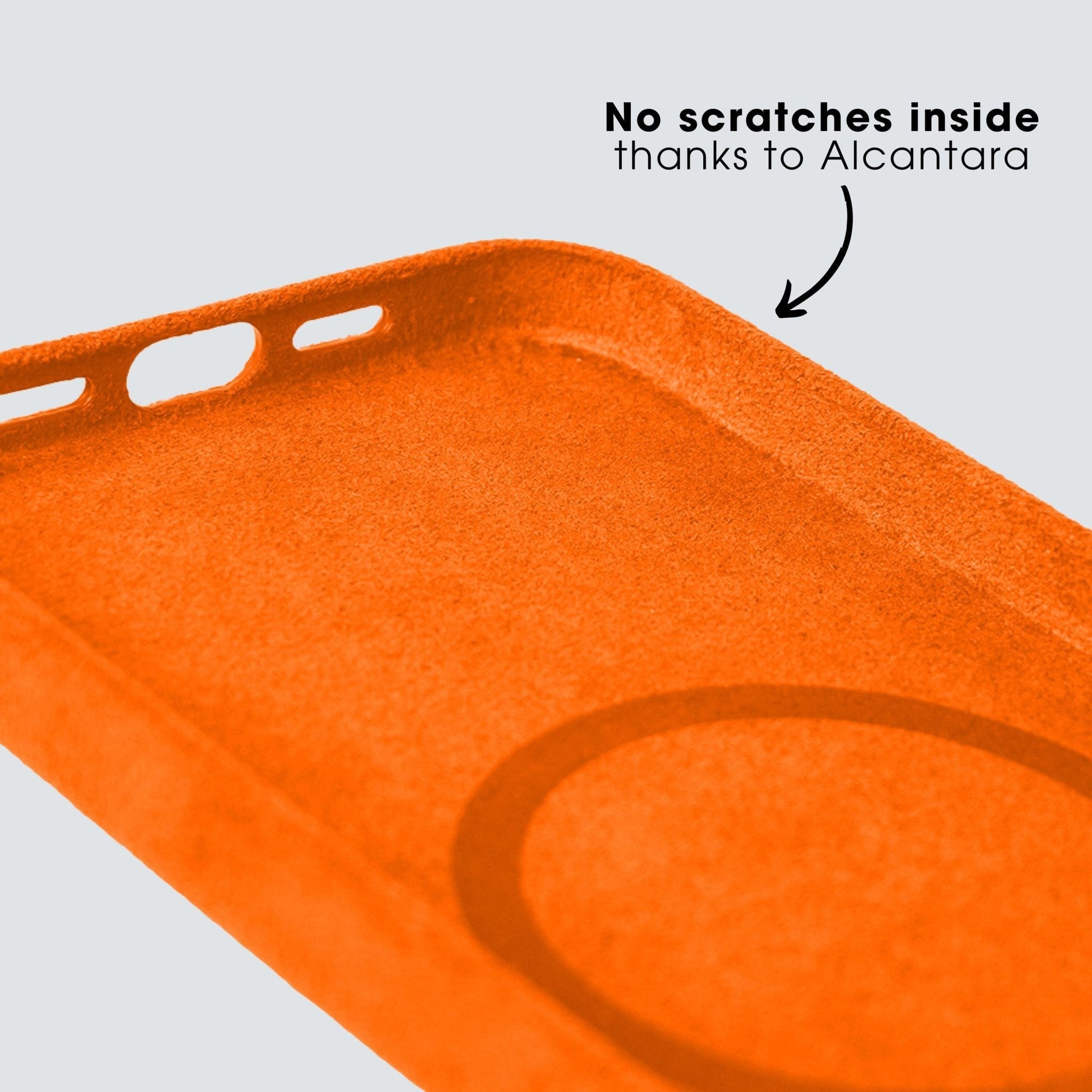 Limited Edition - iPhone 12 Pro Max - Alcantara Case - Orange